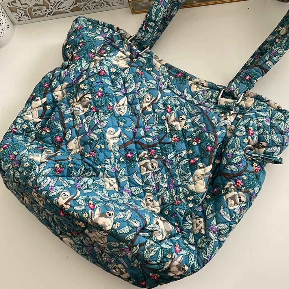 Vera Bradley Sloth Glenna Satchel Sloth Print